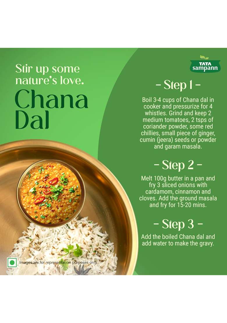 Tata Sampann Chana Dal, 500G - Indya