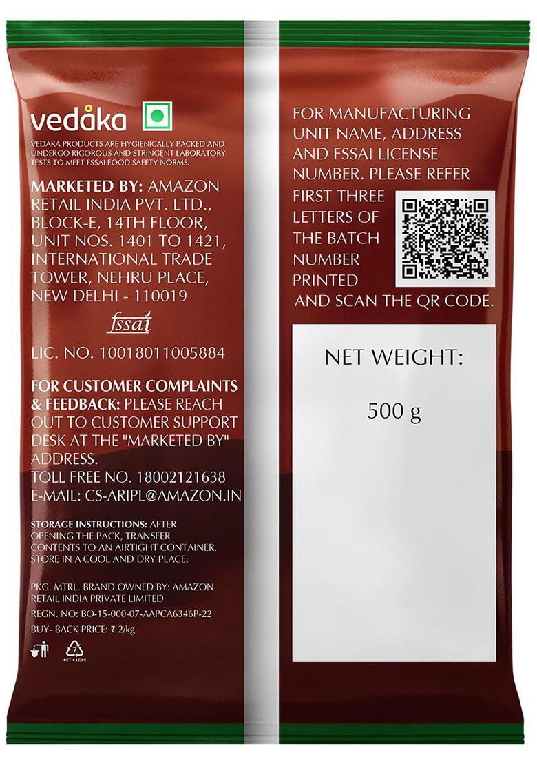 Vedaka Roasted Semolina (Suji), 500 G