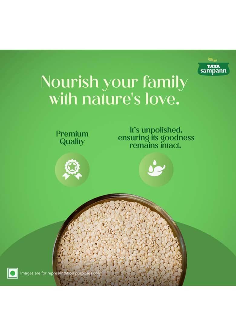 Tata Sampann Unpolished Urad Dal (Split), 1Kg - Indya