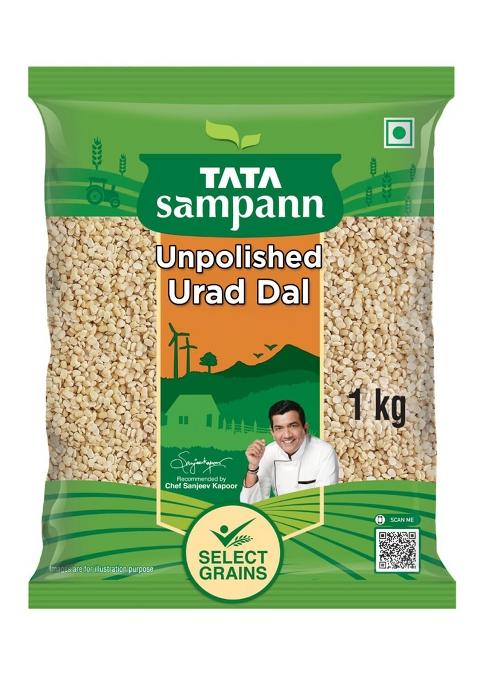 Tata Sampann Unpolished Urad Dal (Split), 1Kg