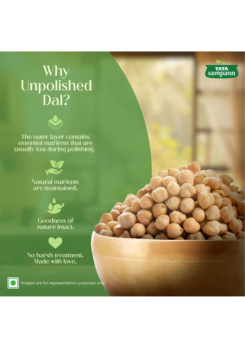 Tata Sampann Unpolished Kabuli Chana, 1 Kg, (Medium Size)