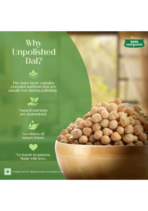 Tata Sampann Unpolished Kabuli Chana, 1 Kg, (Medium Size)