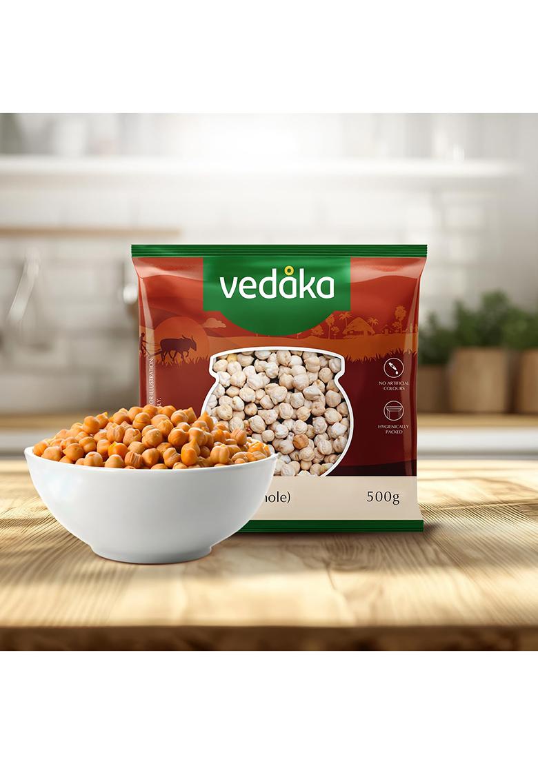 Vedaka Popular Kabuli Chana / Chhole, 500G
