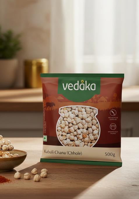 Vedaka Popular Kabuli Chana / Chhole, 500G