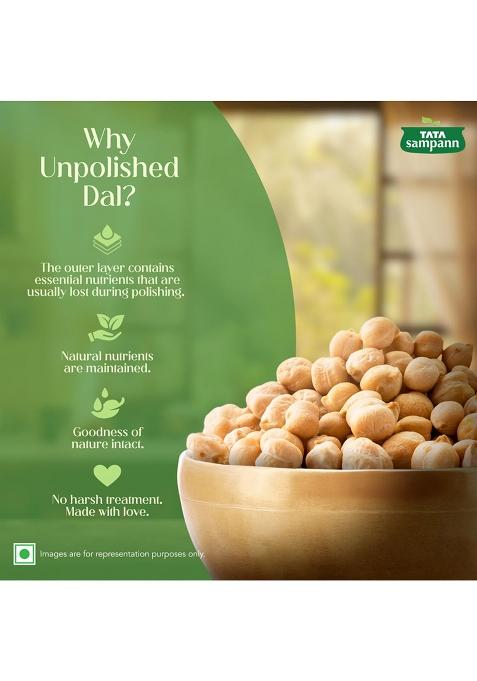 Tata Sampann Unpolished Kabuli Chana (Big Size), 1Kg