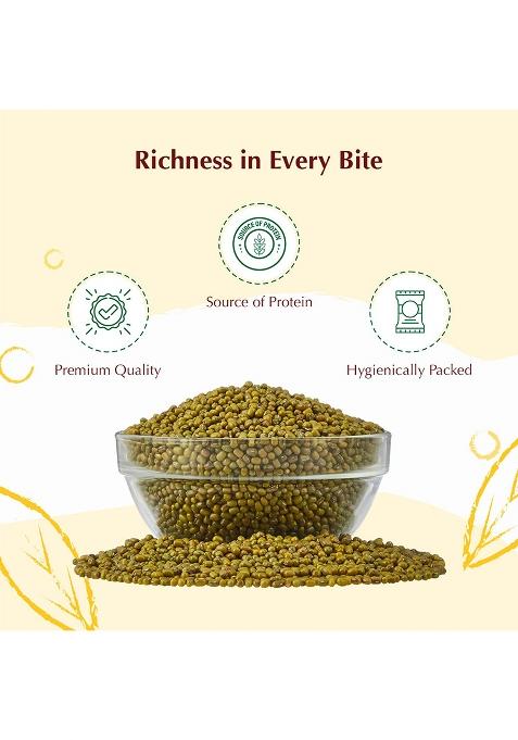 Vedaka Unpolished Green Moong Dal