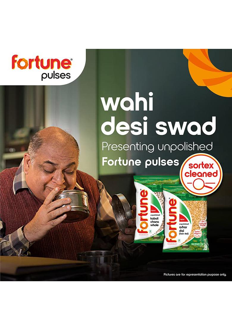 Fortune Chana Dal, 1 Kg, Unpolished And Sortex Cleaned