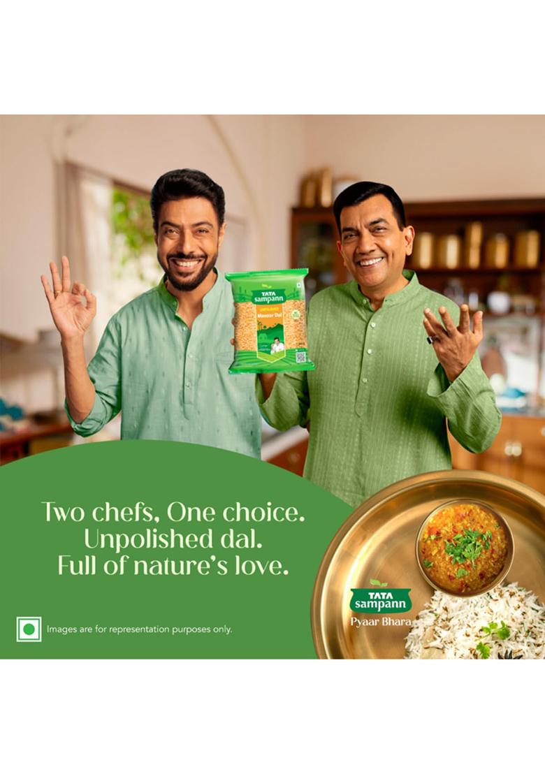 Tata Sampann Masoor Dal Split, 500 Grams