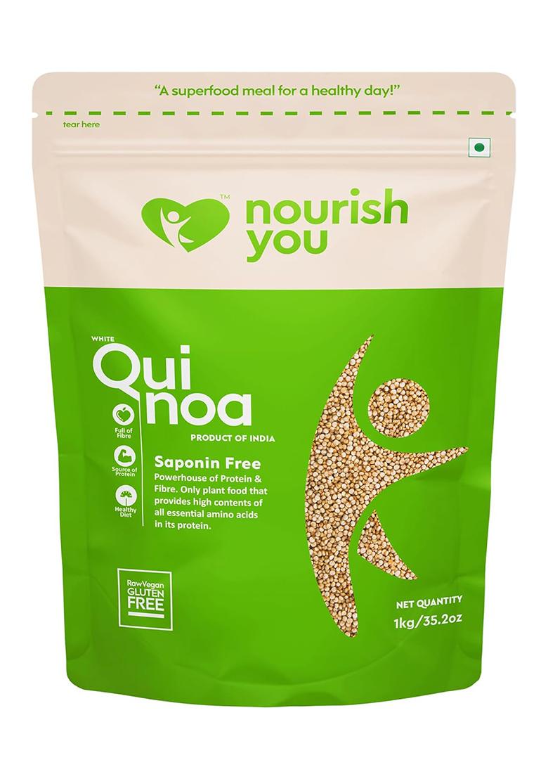 Nourish You Premium White Quinoa Seeds 1Kg