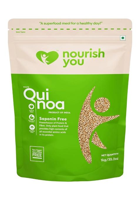 Nourish You Premium White Quinoa Seeds 1Kg 