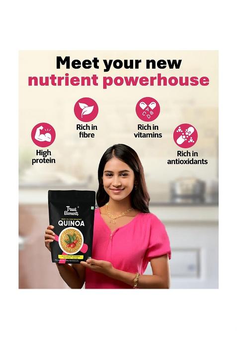 True Elements Quinoa – Gluten-Free High-Protein Seeds | 1kg