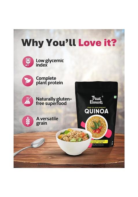 True Elements Quinoa – Gluten-Free High-Protein Seeds | 1kg