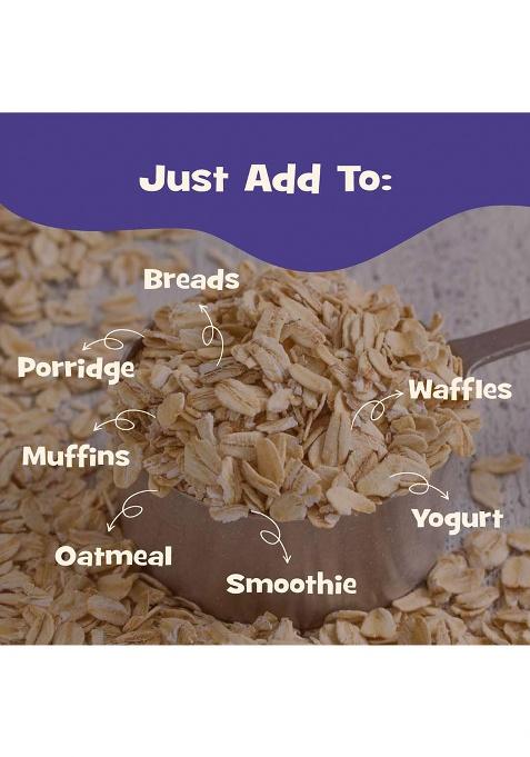 Nourish You Rolled Oats 1.2 kg â€“ 100% Wholegrain Oatmeal High Fiber & Protein-Rich Breakfast Cereal Diet Food for Weight Management Gluten-Free No Added Sugar