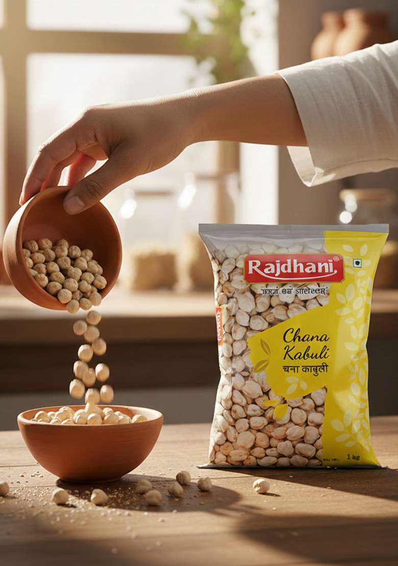 Rajdhani Chana Kabuli, 1Kg - Indya