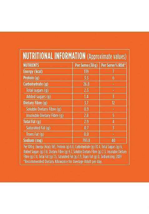 Saffola Masala Oats|Classic Masala |Tasty, Anytime Snack | Ready in 3 mins | Millets Goodness- with Bajra & Jowar | No maida , No added preservatives | Helps manage weight 500g/550g[weight may vary]