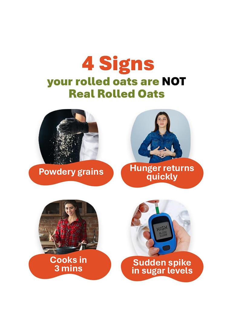 True Elements Rolled Oats 500g