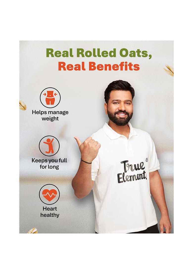True Elements Rolled Oats 500g