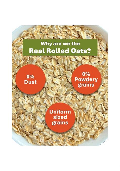 True Elements Rolled Oats 500g