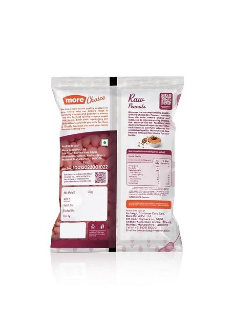 More Superior Raw Peanuts, 500g Pouch