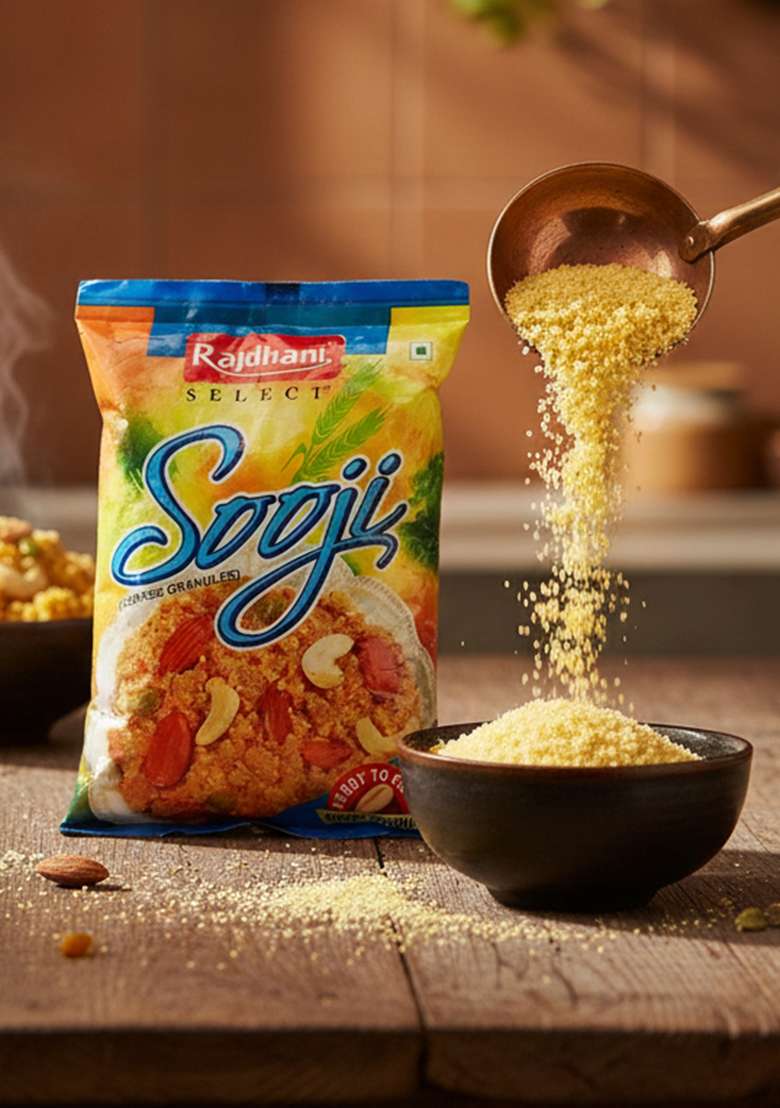 Rajdhani Sooji, 1kg - Indya