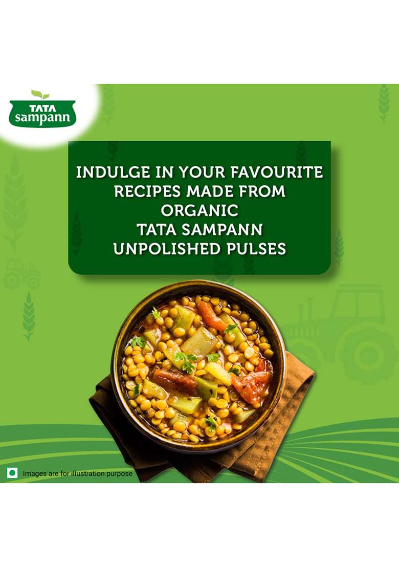Tata Sampann Organic Unpolished Chana Dal, 1kg - Indya