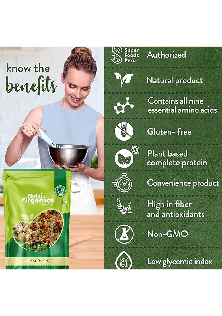Nutriorganics Premium Quinoa 1kg