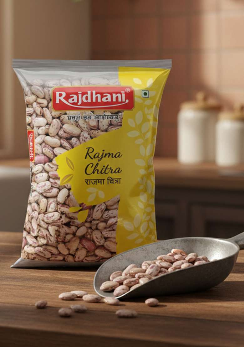 Rajdhani Rajma Chitra, 1kg - Indya