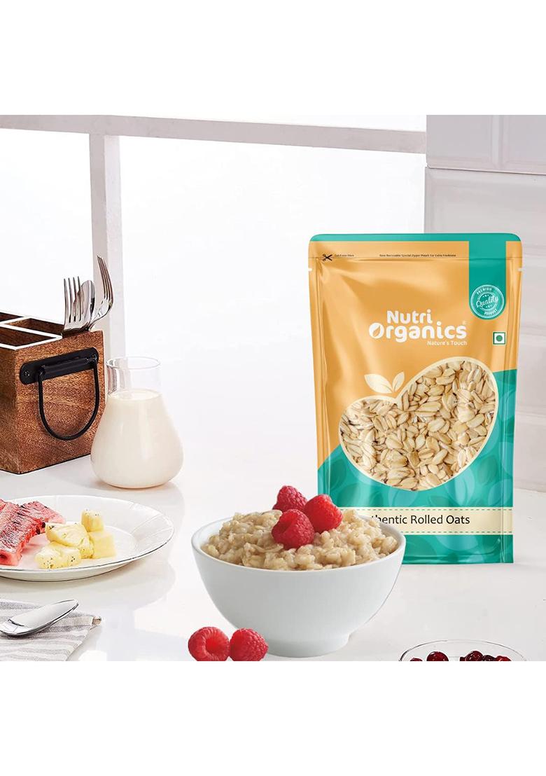Nutriorganics Rolled Oats 1 Kgdiet Food