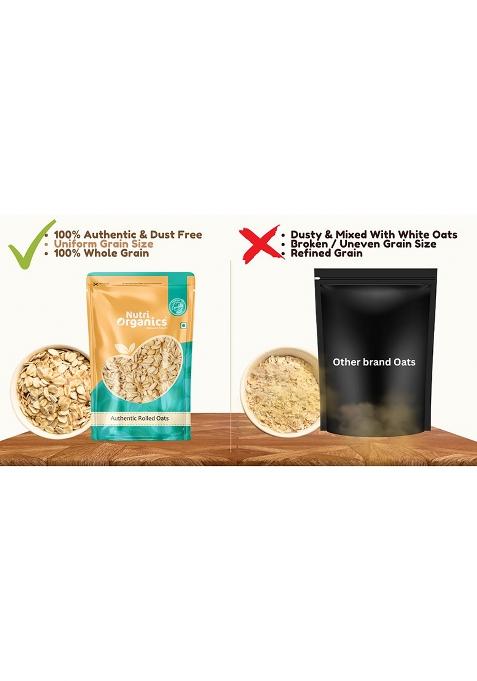 Nutriorganics Rolled Oats 1 Kgdiet Food