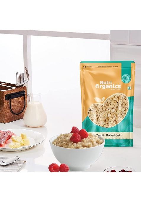 Nutriorganics Rolled Oats 1 Kgdiet Food