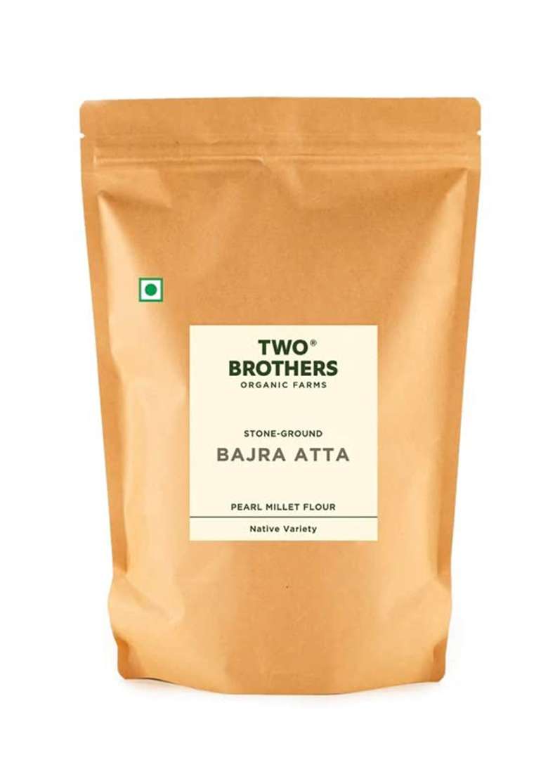 Two Brothers Organic Farms Bajra Atta 1Kg - Indya