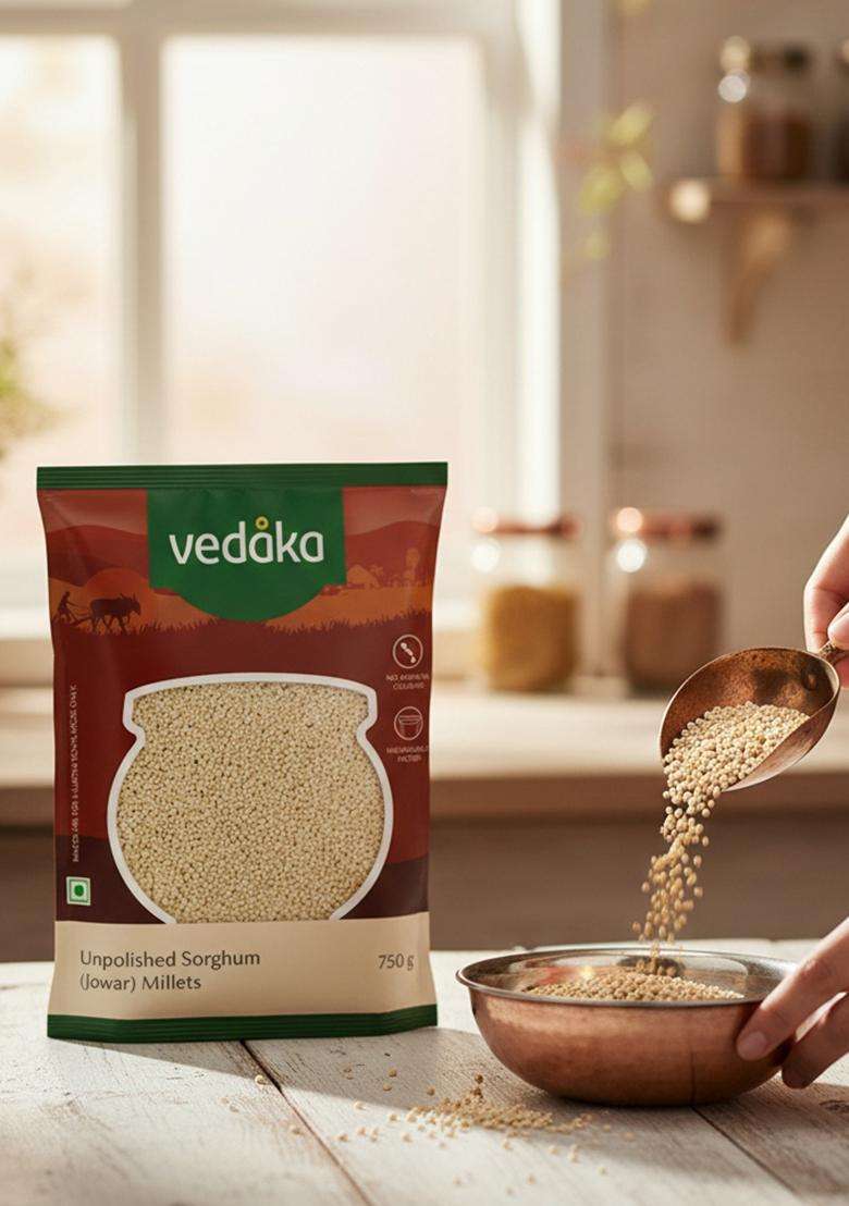 Vedaka Unpolished Sorghum Millets  - Indya