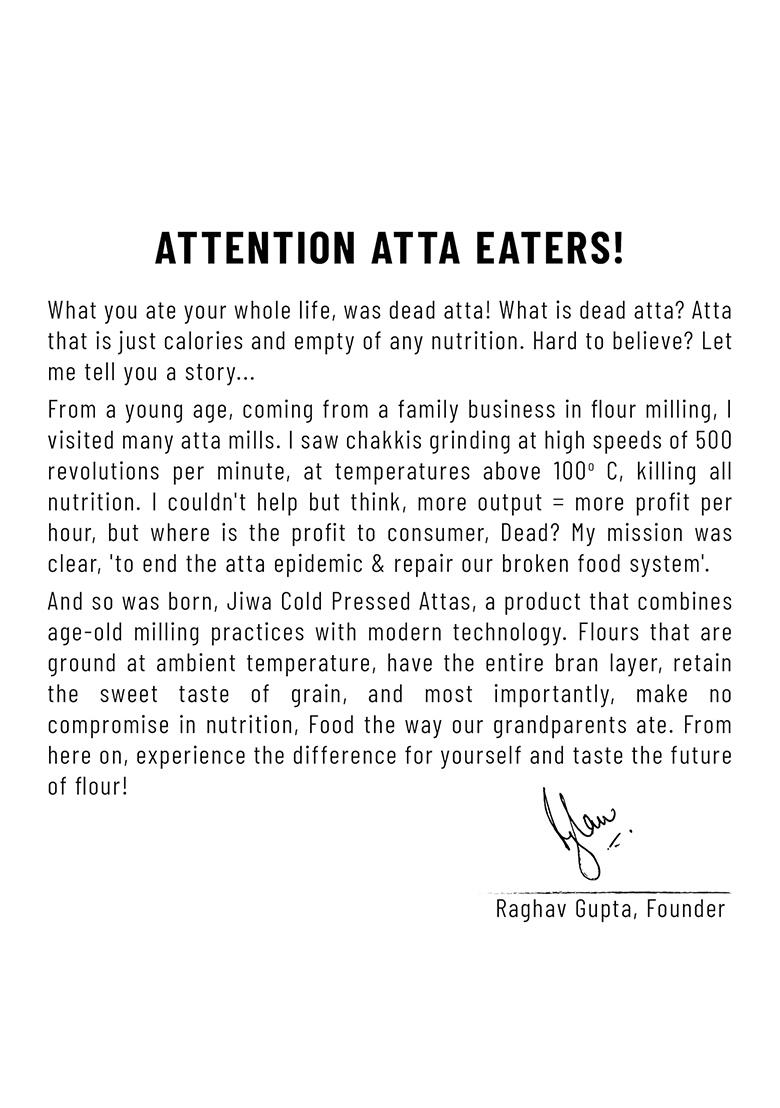 Jiwa 30 Degree Gluten Free Flour/Atta