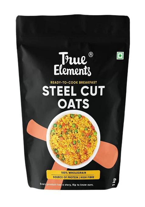 True Elements Steel Cut Oats 1Kgsteel Cut Oats For Weight Management