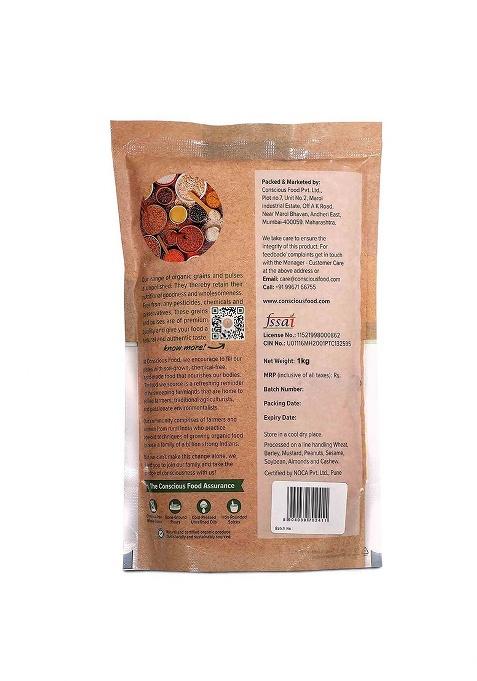 Conscious Food Organic Yellow Moong Dal | 1kg | Unpolished | Certified Organic | Mung Dal, Mug Dal, Yellow Lentils