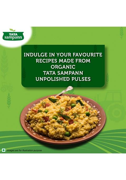 Tata Sampann Organic Unpolished Masoor Dal, 500g