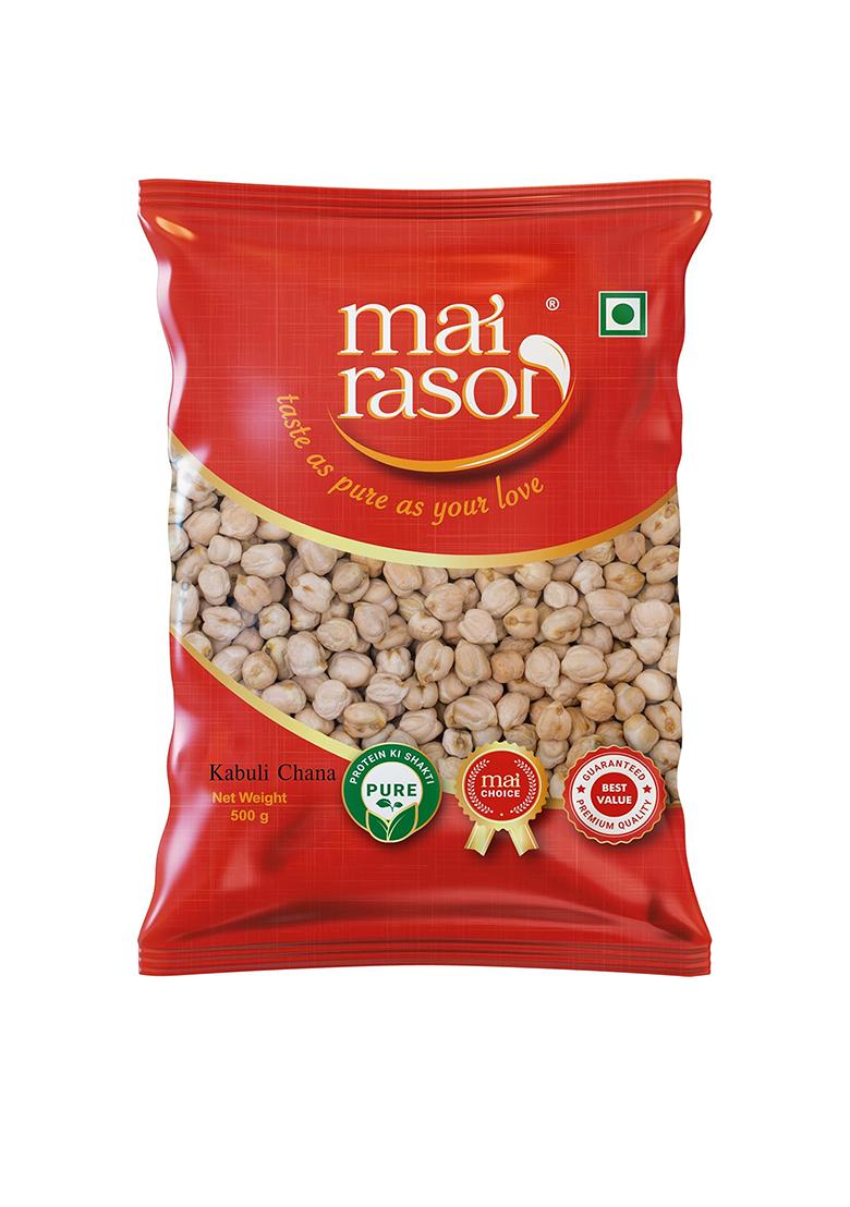 Mai Rasoi Kabuli Chana/Channa Punjabi Chole 500 Gm Pouch