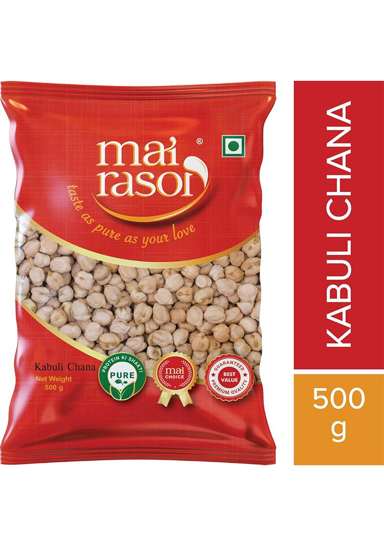 Mai Rasoi Kabuli Chana/Channa Punjabi Chole 500 Gm Pouch
