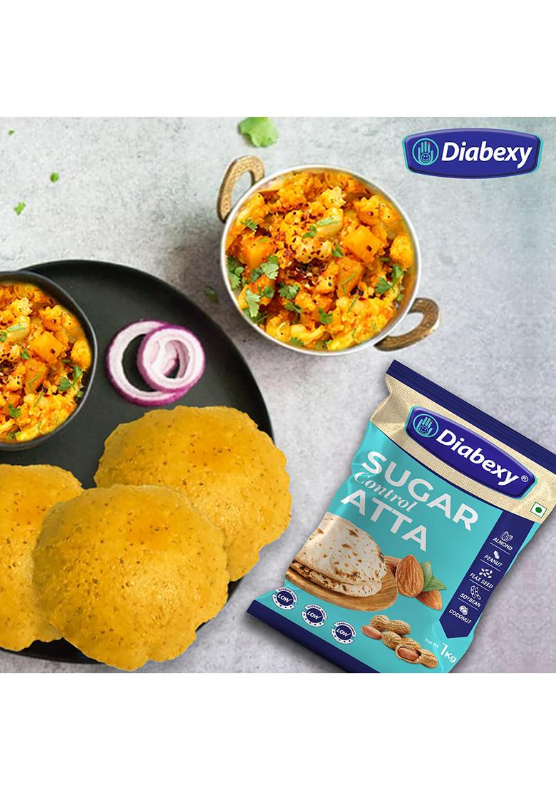 Diabexy Sugar Control Atta for Diabetics Pack of 3 (1kg Each)