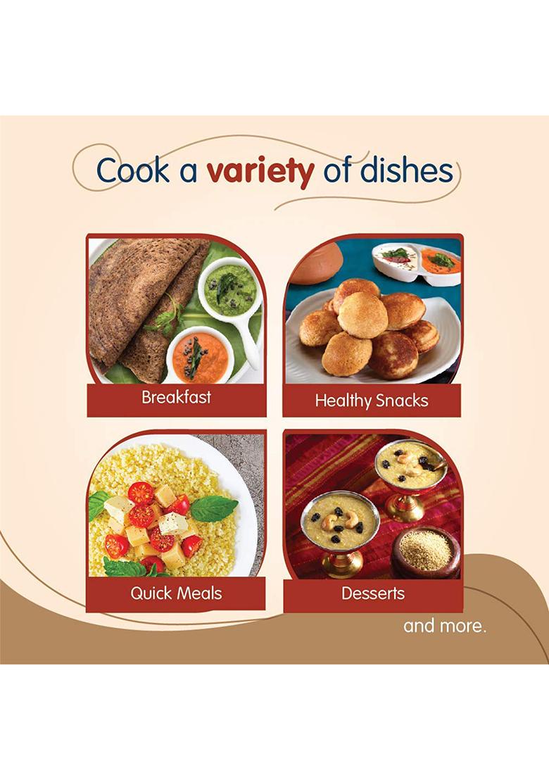 Manna Millets Whole Grains Combo – Foxtail, Kodo, Little, Barnyard & Proso | 5Kg (500g x 10)