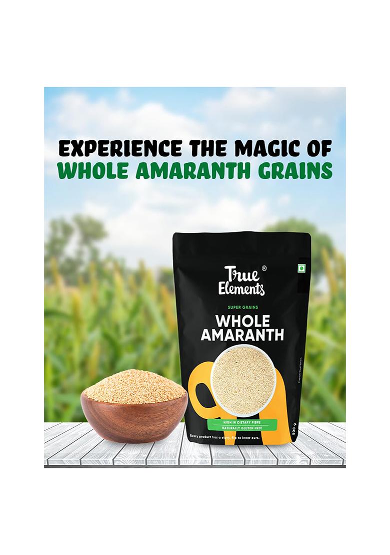 True Elements Whole Amaranth – Rajgira/Ramdana Seeds | 500gm