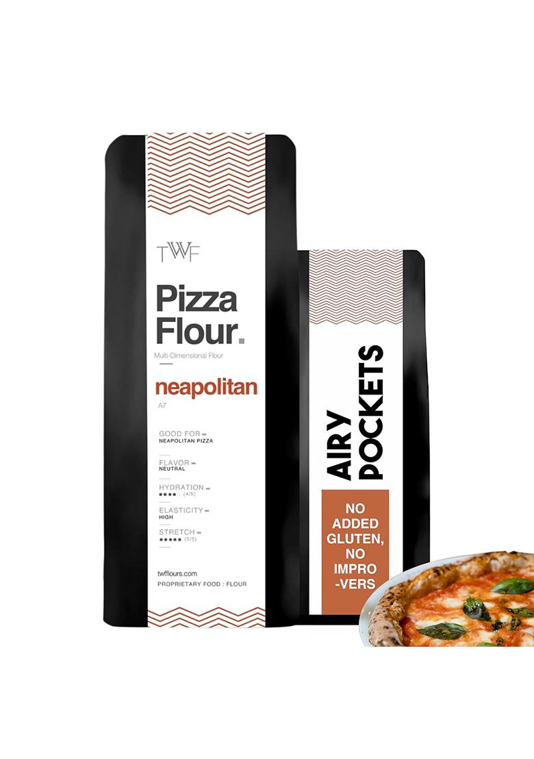 Twf Pizza Flour (Flour 00 alternative)- Neapolitan Pizza Flour | 1 kg | For Delicious Pizza, Unbleached
