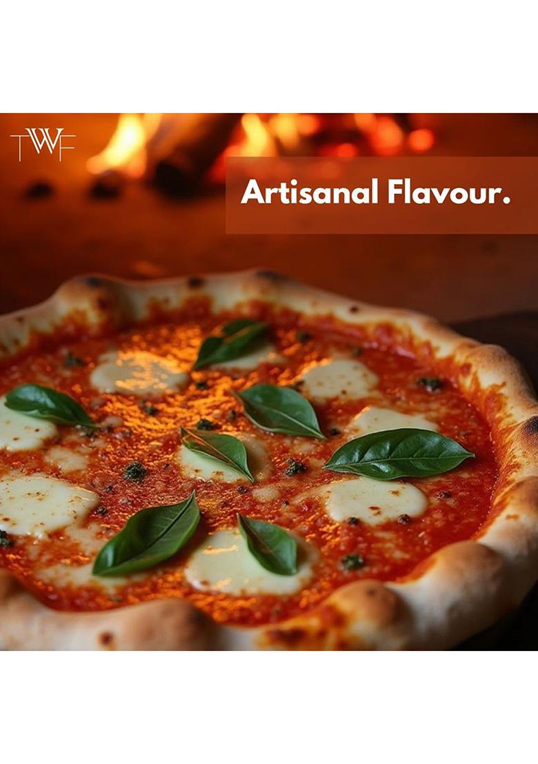 Twf Pizza Flour (Flour 00 alternative)- Neapolitan Pizza Flour | 1 kg | For Delicious Pizza, Unbleached