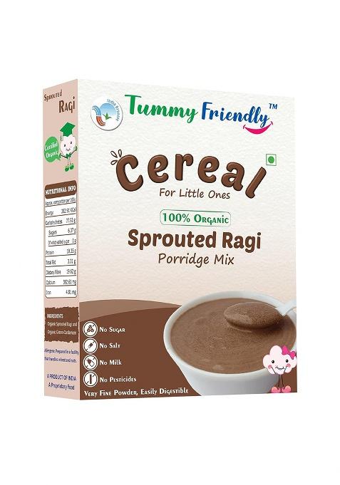 Tummy Friendly Organic Sprouted Ragi Powder for Babies – Nutrient-Rich Baby Food