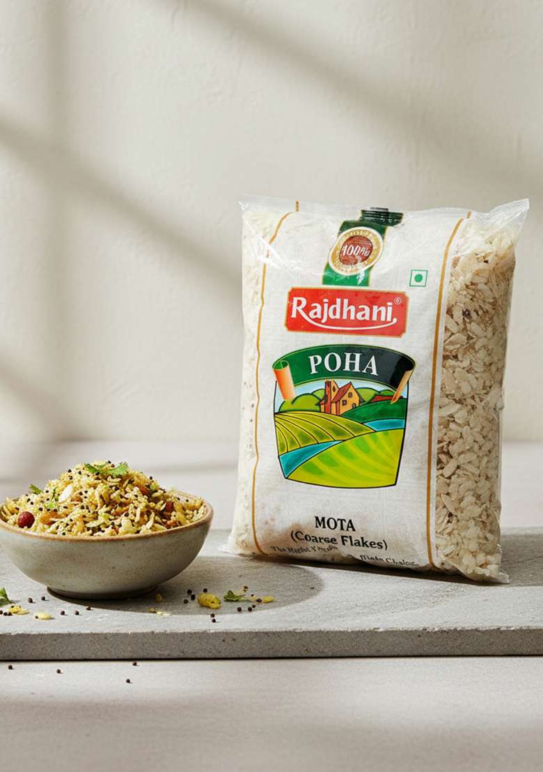 Rajdhani Mota Chiwda, 500 gm - Indya