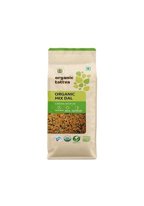 Organic Tattva Mix Dal – Protein-Rich Unpolished Lentils | 500g