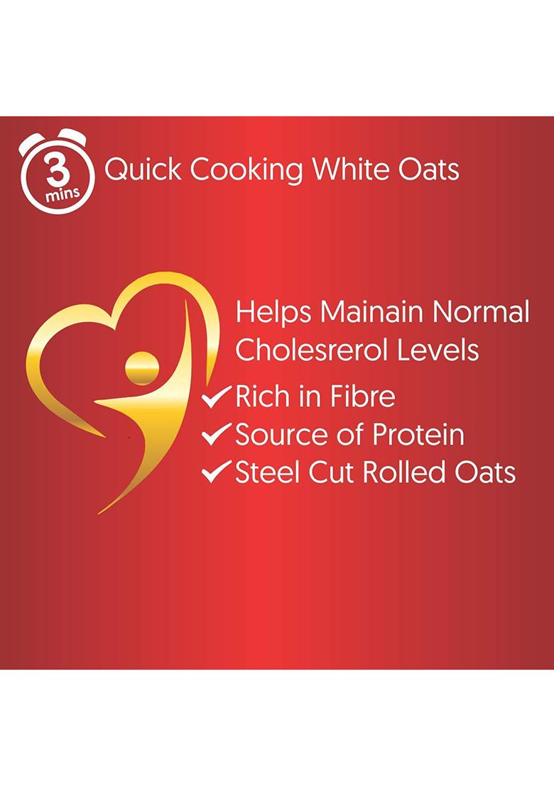 Manna Instant Oats – High-Fibre Wholegrain White Oats | 1Kg Jar