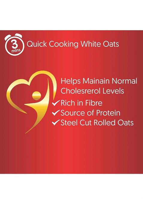 Manna Instant Oats – High-Fibre Wholegrain White Oats | 1Kg Jar