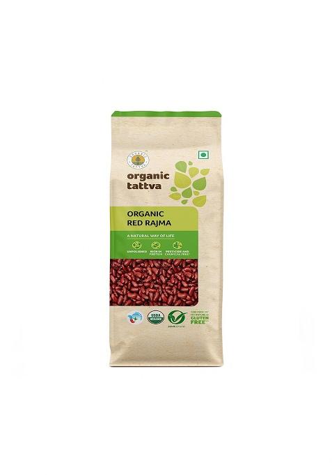 Organic Tattva Red Rajma – Protein-Rich Whole Kidney Beans | 500g