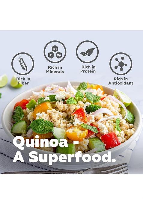 Yogabar Quinoa – Gluten-Free High-Fibre Superfood | 2 kg (1 kg x 2)